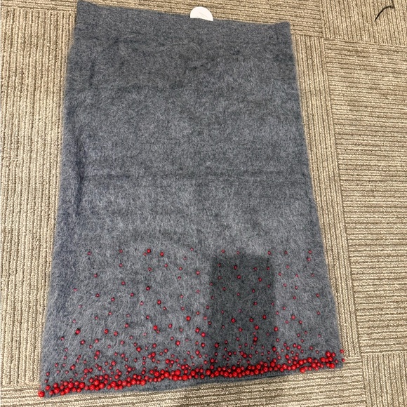 J. Crew Gray Cashmere Skirt - Picture 3 of 3